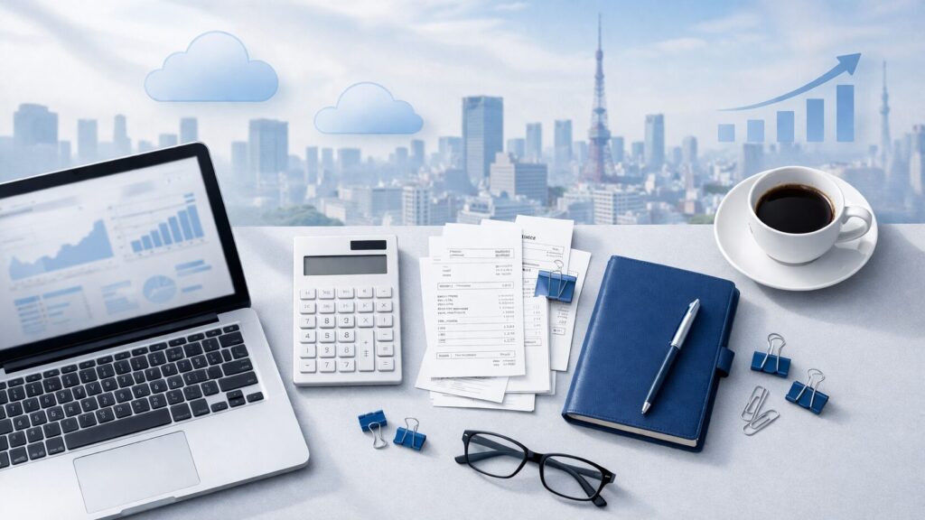 クラウド会計ソフト3社比較｜freee・マネーフォワード・弥生を個人事業主向けに検討するイメージ