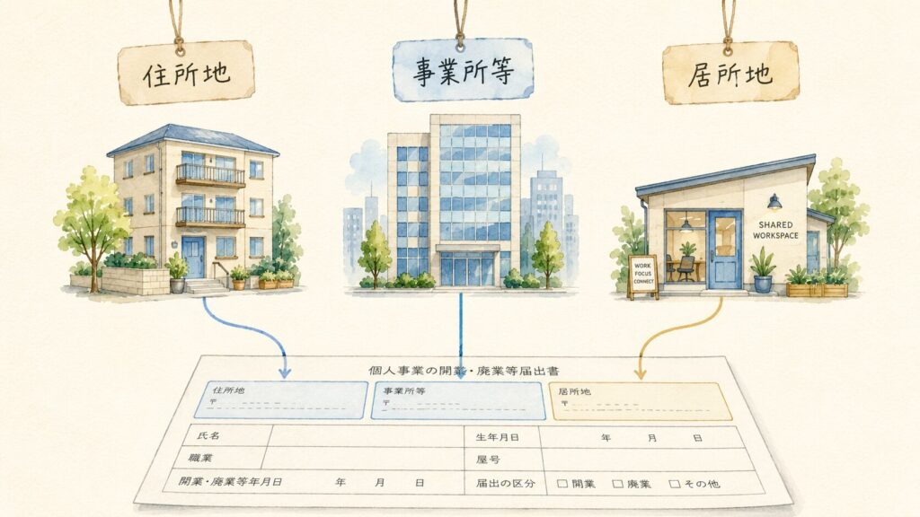 【2026年版】バーチャルオフィスで開業届は出せる？納税地・住所欄の書き方と「賃貸事業利用禁止」の落とし穴