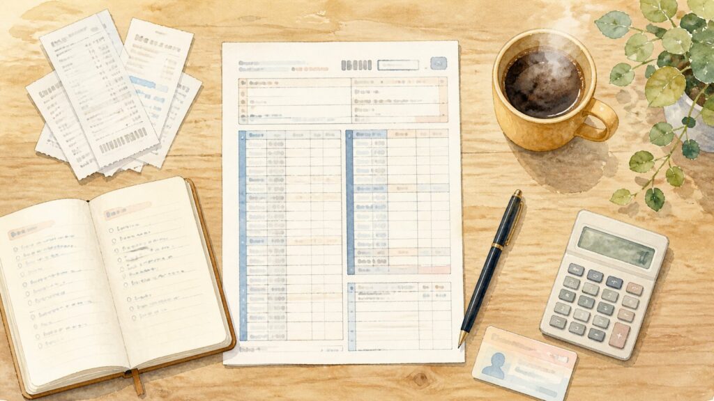 個人事業主の確定申告 必要書類