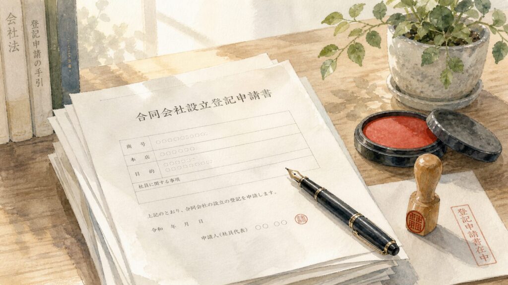合同会社設立の流れ